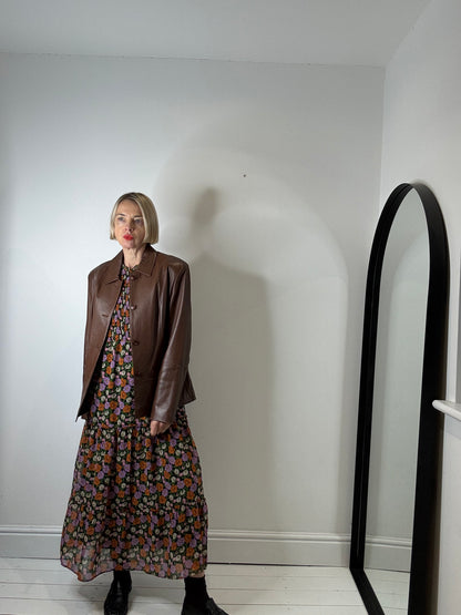 NEW floral midi dress