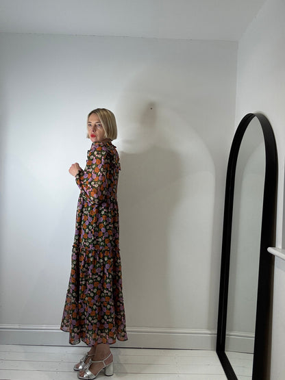 NEW floral midi dress