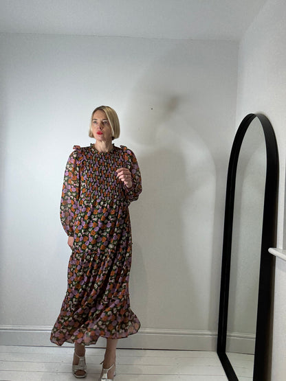 NEW floral midi dress