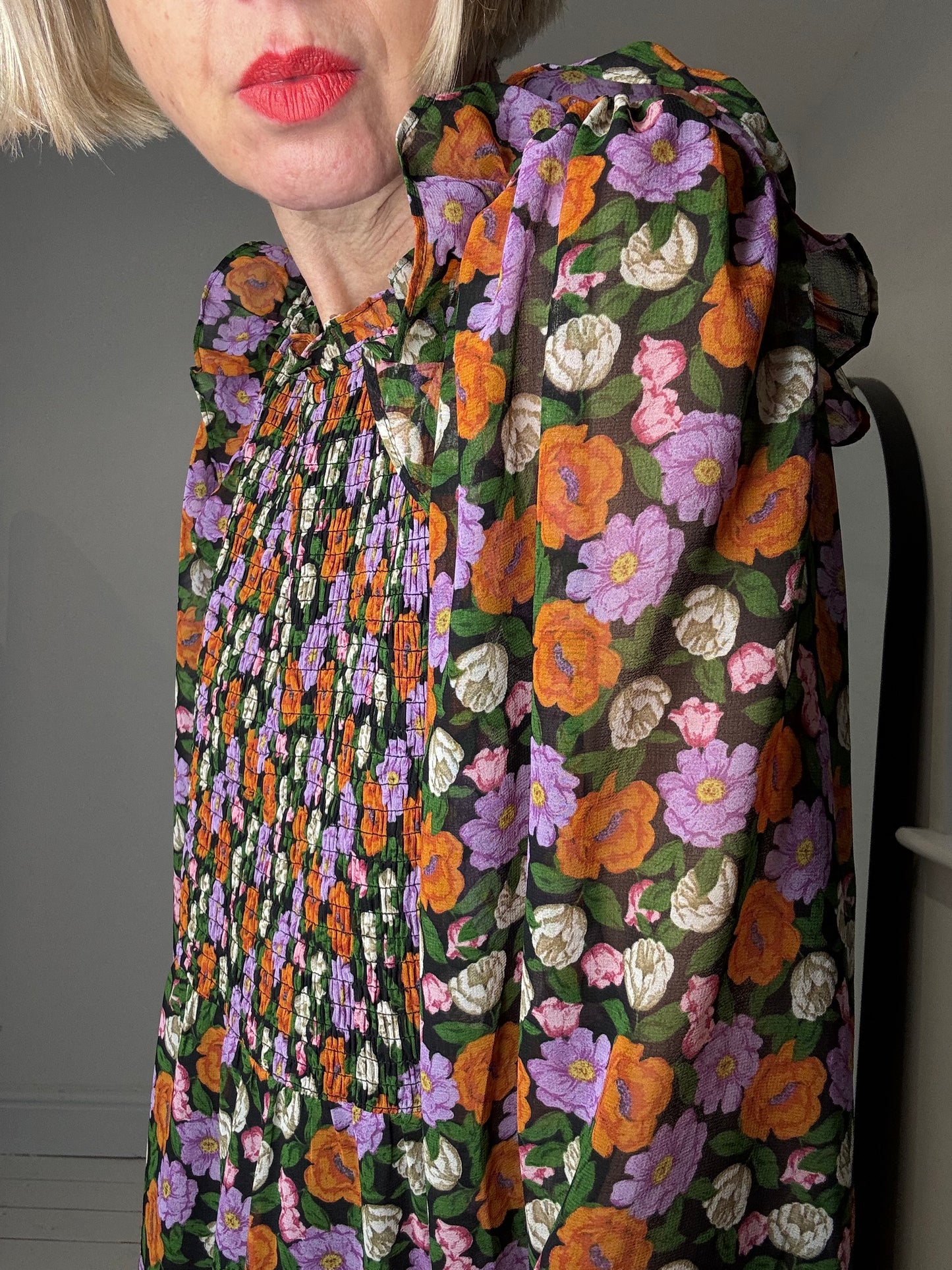 NEW floral midi dress