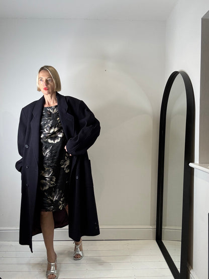 Jacquard v neck pencil dress