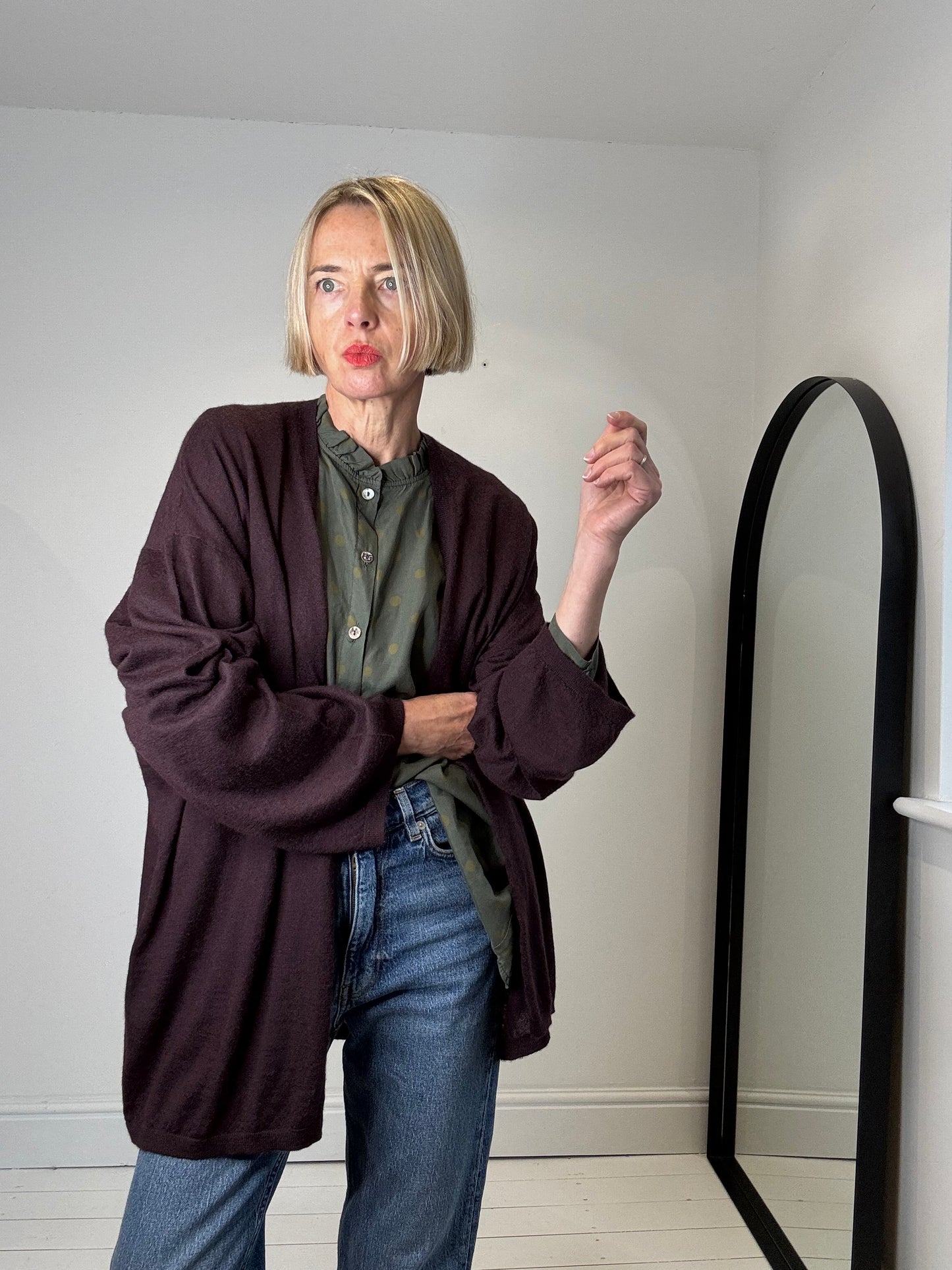 RAEY 100% cashmere cardigan for women