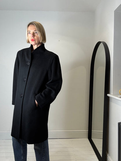 VINTAGE grown on collar coat