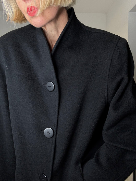 VINTAGE grown on collar coat