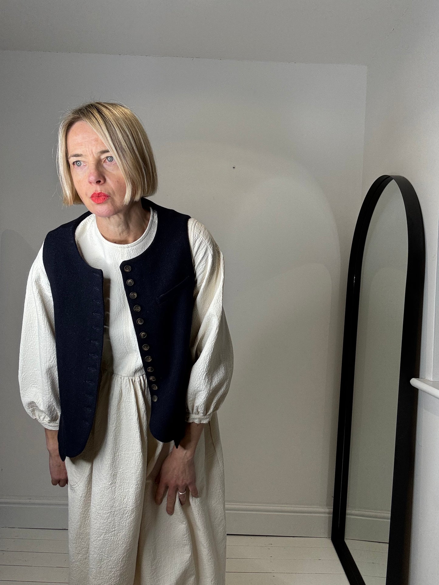 Cabbages & Roses wool waistcoat