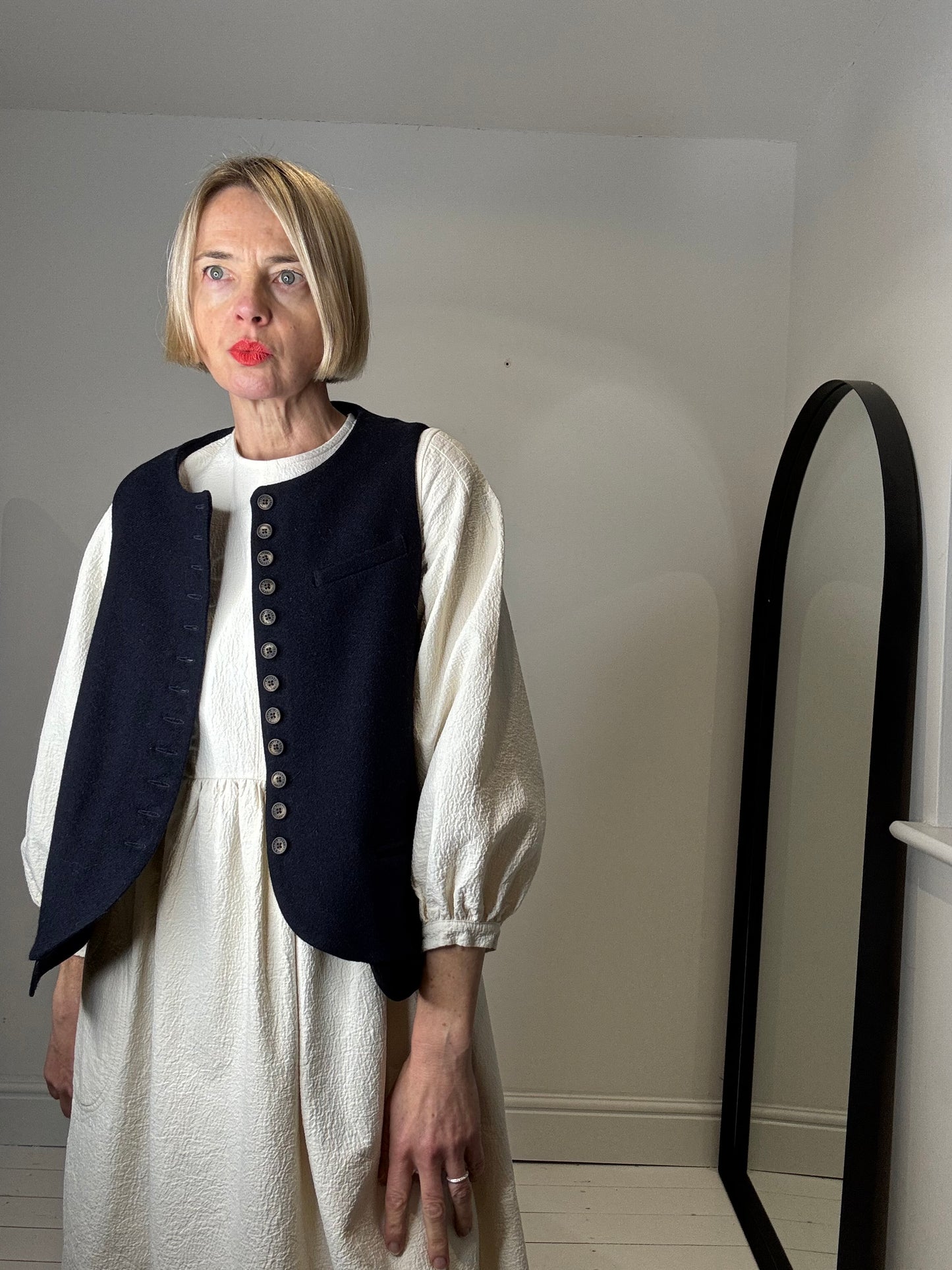 Cabbages & Roses wool waistcoat