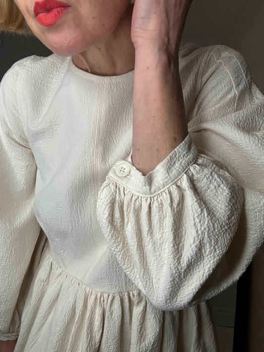 &DAUGHTER Rosalie organic cotton jacquard midi dress