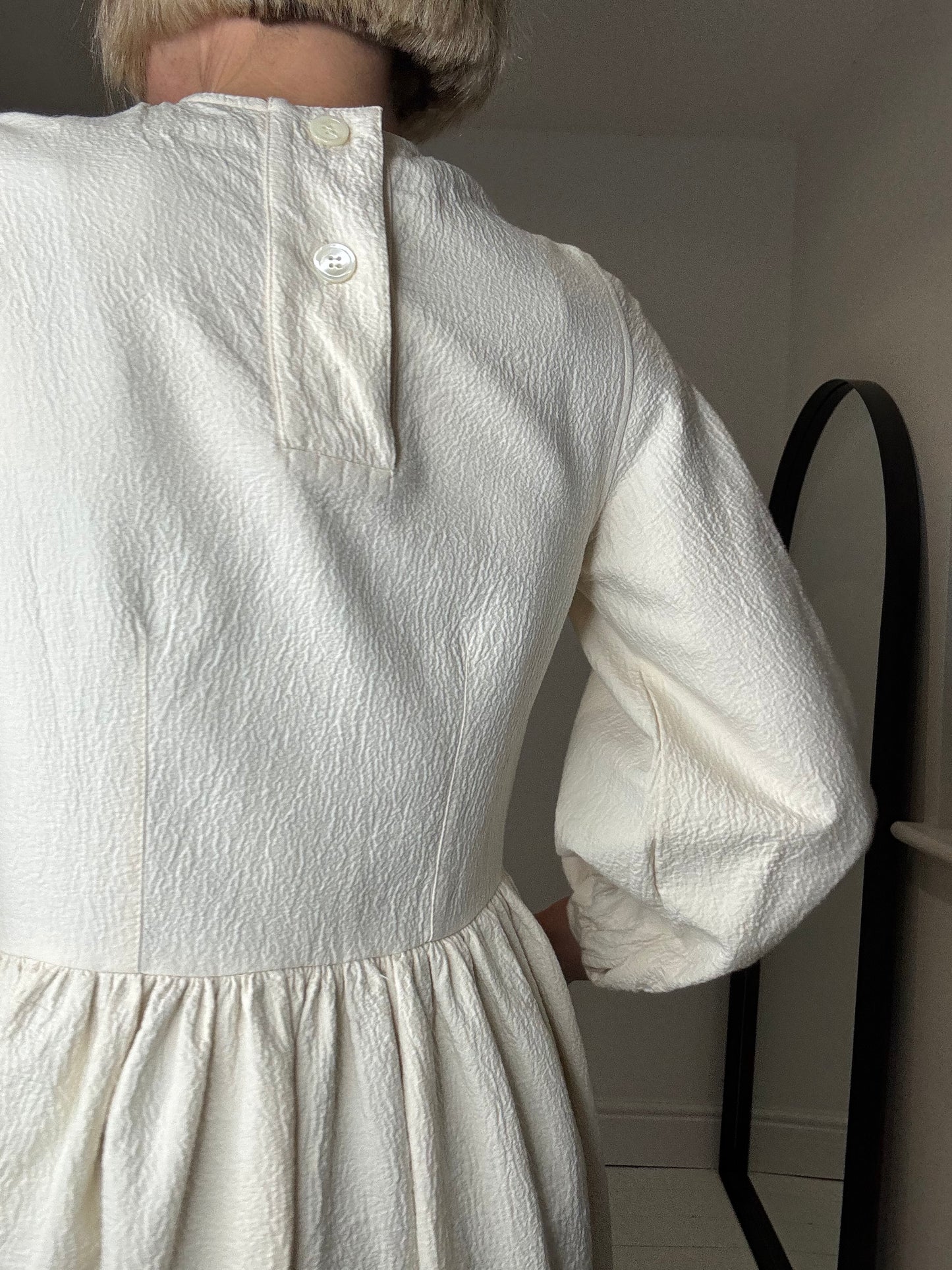 &DAUGHTER Rosalie organic cotton jacquard midi dress