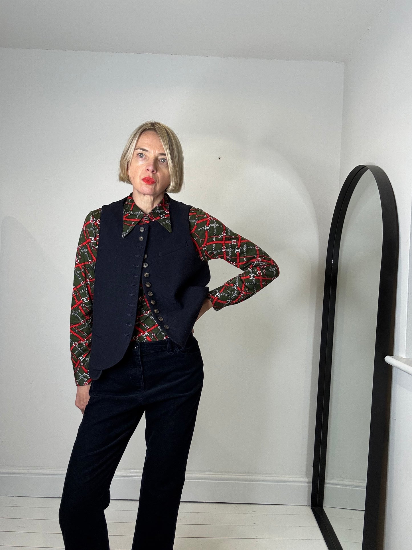 Cabbages & Roses wool waistcoat