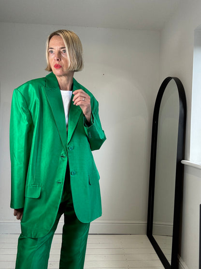 MUNTHE 100% silk suit